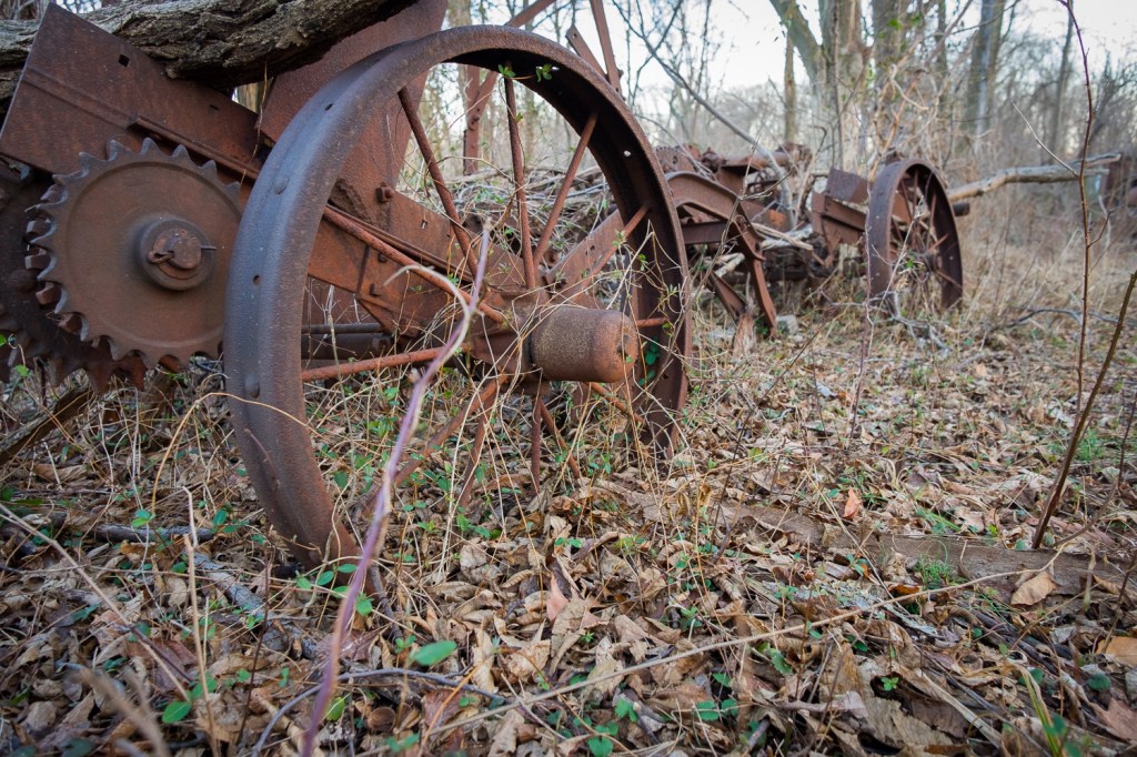 Old tilling equipment