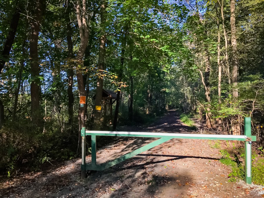 West Morris Greenway trailhead at Pleasant Hill Road in Chester, New Jersey