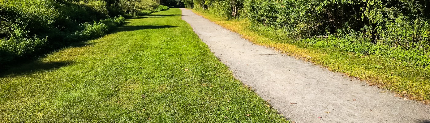 Eastern end of the trail