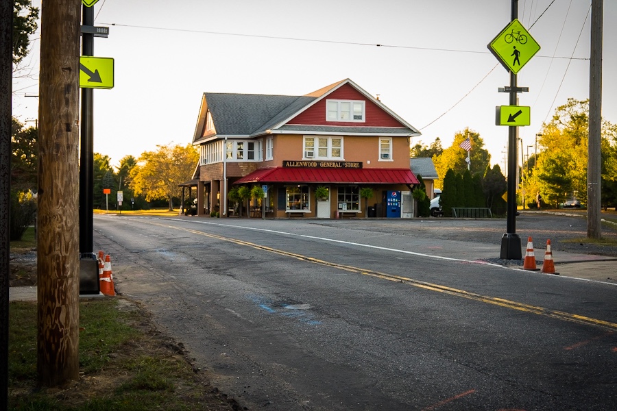 The Allenwood General Store on the Edgar Felix Memorial Bikeway