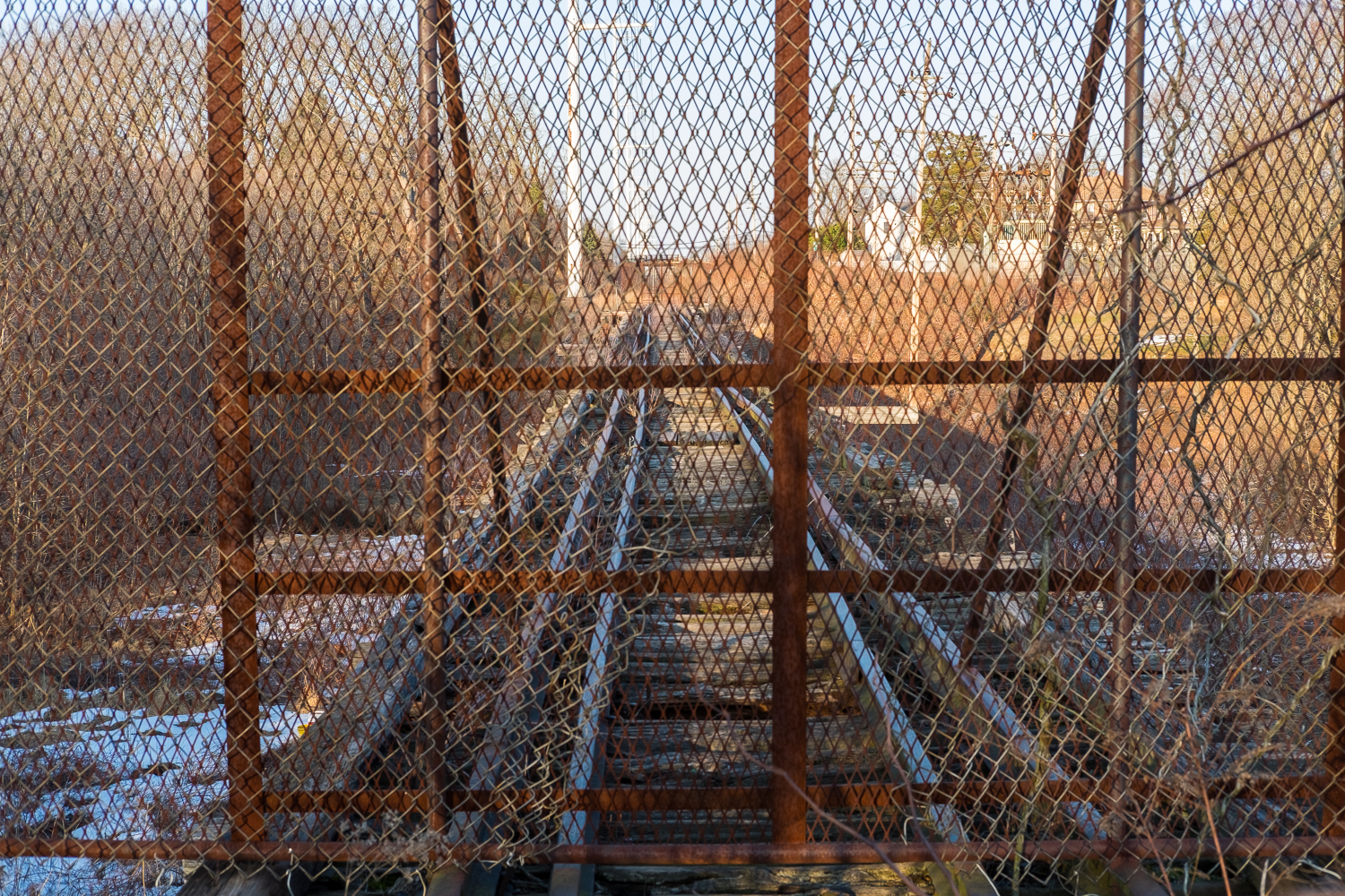 railroad bridge at matawan creek