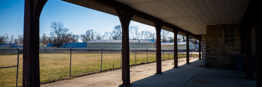former CRRNJ railroad depot platform